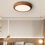 Wood Grain Round Ceiling Lamp - Image 6
