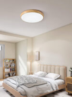 Wood Grain Round Ceiling Lamp - Image 11