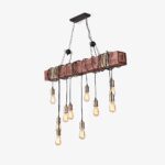 Wood Hanging Multi Chandelier - Image 17