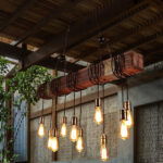 Wood Hanging Multi Chandelier - Image 11
