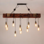 Wood Hanging Multi Chandelier - Image 6