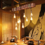 Wood Hanging Multi Chandelier - Image 2