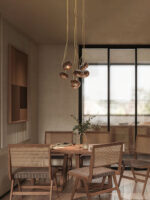 Wood Pumpkin Cluster Chandelier - Image 12