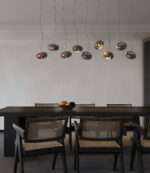 Wood Pumpkin Cluster Chandelier - Image 6