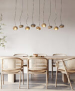 Wood Pumpkin Cluster Chandelier - Image 17