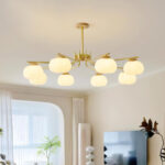 Plastic Cotton Balls Chandelier - Image 3