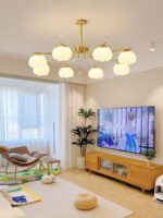 Plastic Cotton Balls Chandelier - Image 15