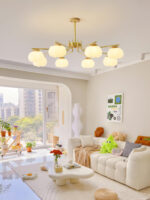 Plastic Cotton Balls Chandelier - Image 16