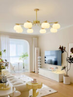 Plastic Cotton Balls Chandelier - Image 18