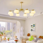 Plastic Cotton Balls Chandelier - Image 5