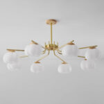 Plastic Cotton Balls Chandelier - Image 19