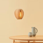 Wooden Orb Pendant Lamp - Image 3