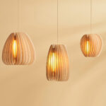 Wooden Orb Pendant Lamp - Image 2