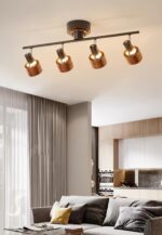 Wooden Adjustable Spot Ceiling Lamp - Image 18