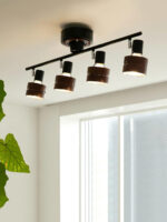Wooden Adjustable Spot Ceiling Lamp - Image 10