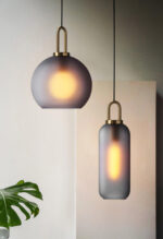 Glass Pendant Swag Light - Image 7