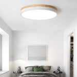 Zara Circular Wood Ceiling Lamp - Image 2