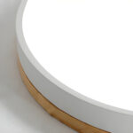 Zara Circular Wood Ceiling Lamp - Image 10