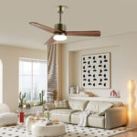 Zephyr Wooden 42"/52" Ceiling Fan Light - Image 8