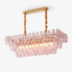 Rose Prism Glass Chandelier - Image 11