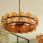 Solaris Disc Murano Chandelier - Image 7