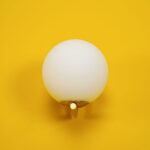 Blown Glass Opal Glass Wall Lamp - Image 20