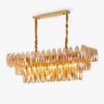 Amber Prism Glass Chandelier - Image 18