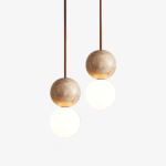 Camille Travertine Pendant Light