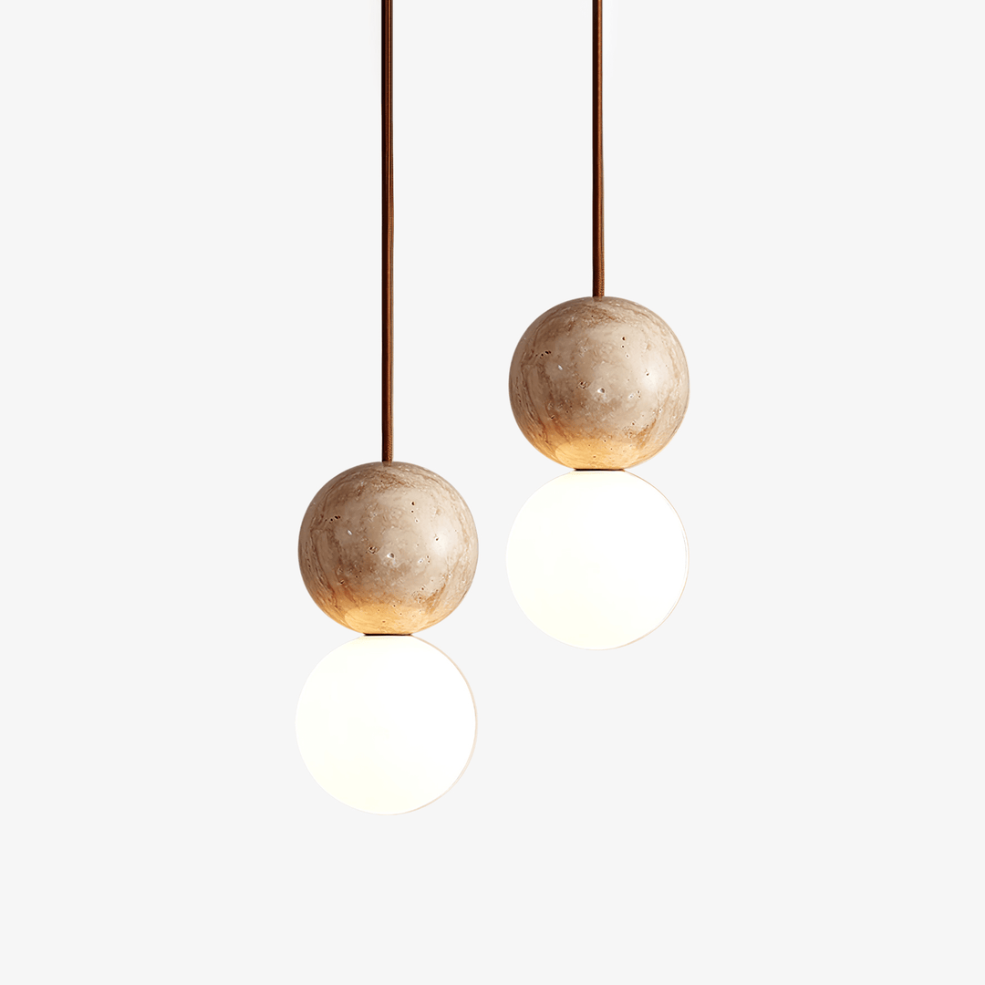 fd26a990-749c-4287-9098-fd9b2bce0707.png Camille Travertine Pendant Light - Image 1
