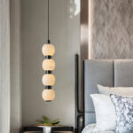 Orbique Alabaster Pendant Lamp - Image 3