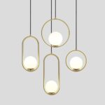 Mila Brass Pendant Swag Light - Image 5