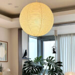 Washi Paper Round Series Pendant Lamp - Image 4