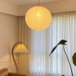 Washi Paper Round Series Pendant Lamp - Image 6